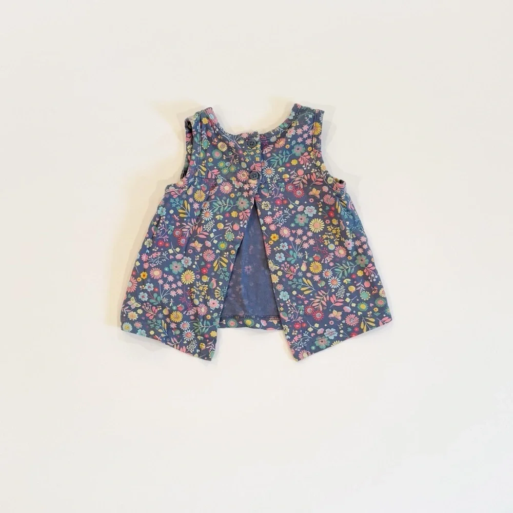 Gap 6-12M Open Back Sleeveless Top